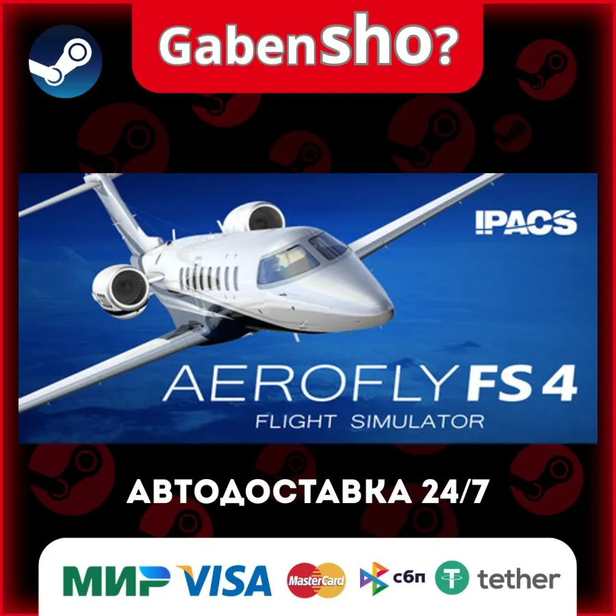Aerofly FS 4 Flight Simulator СТИМ Steam Gift