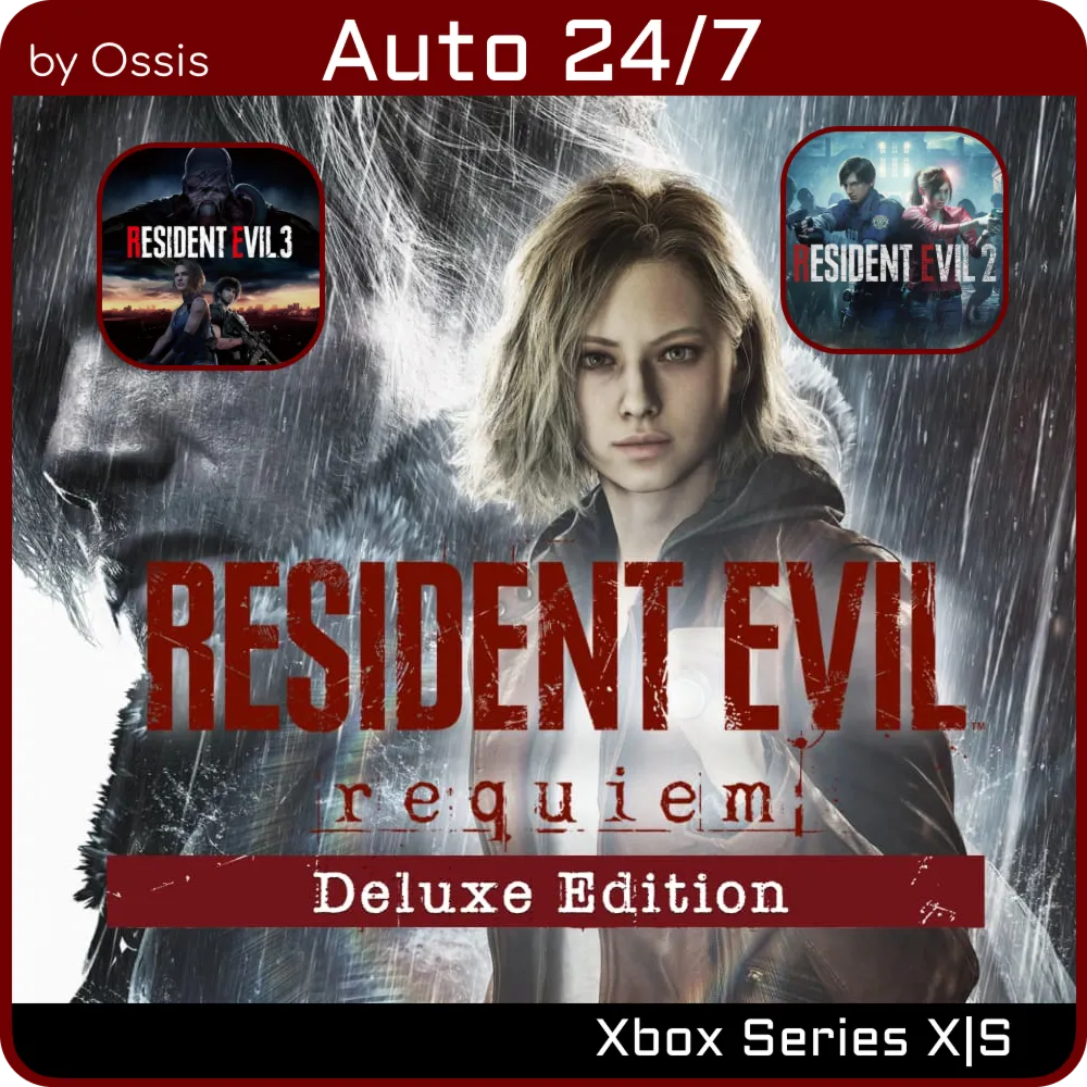 XBOX 24/7 Resident Evil Requiem Deluxe + 2 + 3