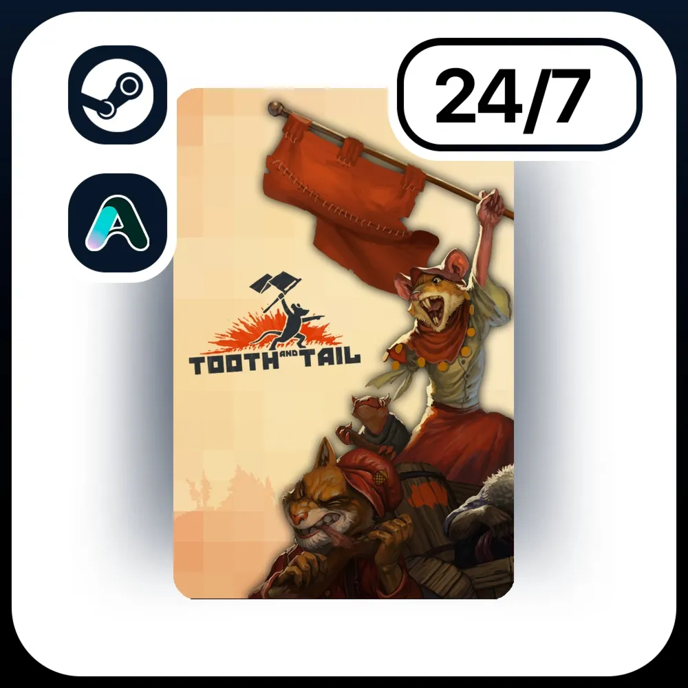 АВТО TOOTH AND TAIL \ STEAM ПОДАРКОМ ДЛЯ KZ | UA | CIS 24/7