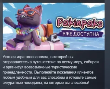 Pakinpaks АВТОДОСТАВКА STEAM GLOBAL МГНОВЕННО ЛИЦЕНЗИЯ