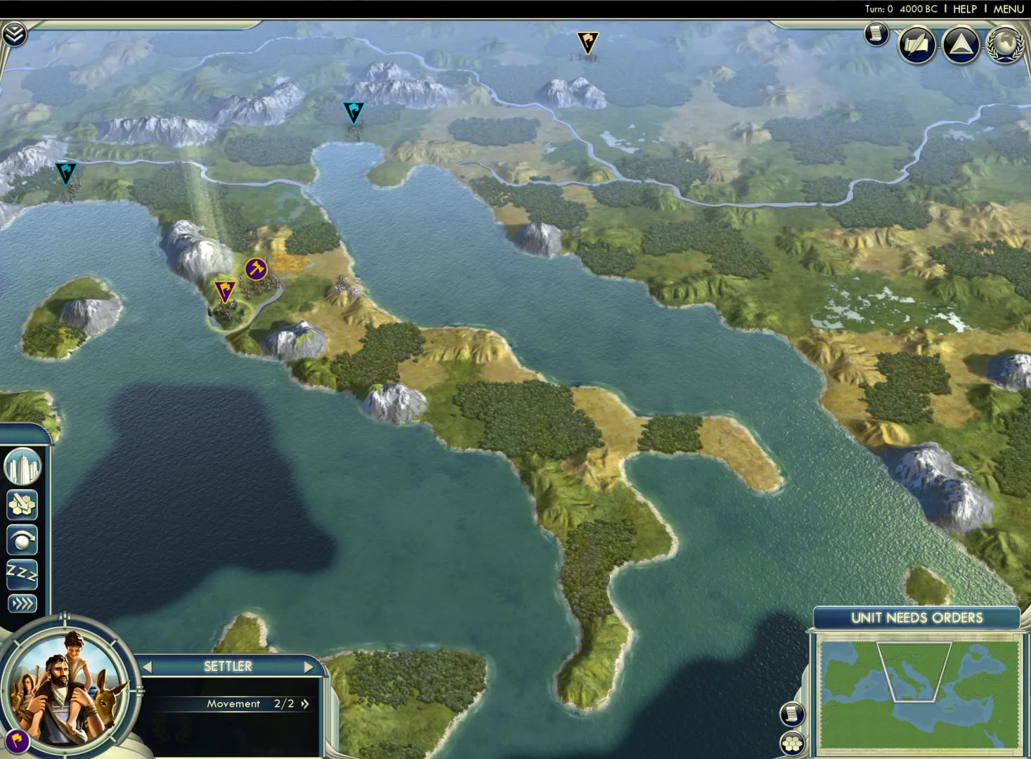Civilization V: Cradle of Civilization - Mediterranean (Steam Gift RU)