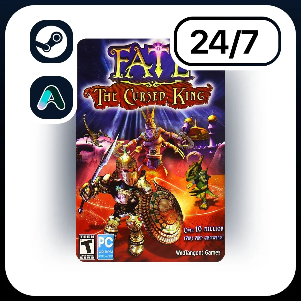 АВТО FATE: THE CURSED KING \ STEAM ПОДАРКОМ ДЛЯ KZ | RU | UA | CIS 24/7