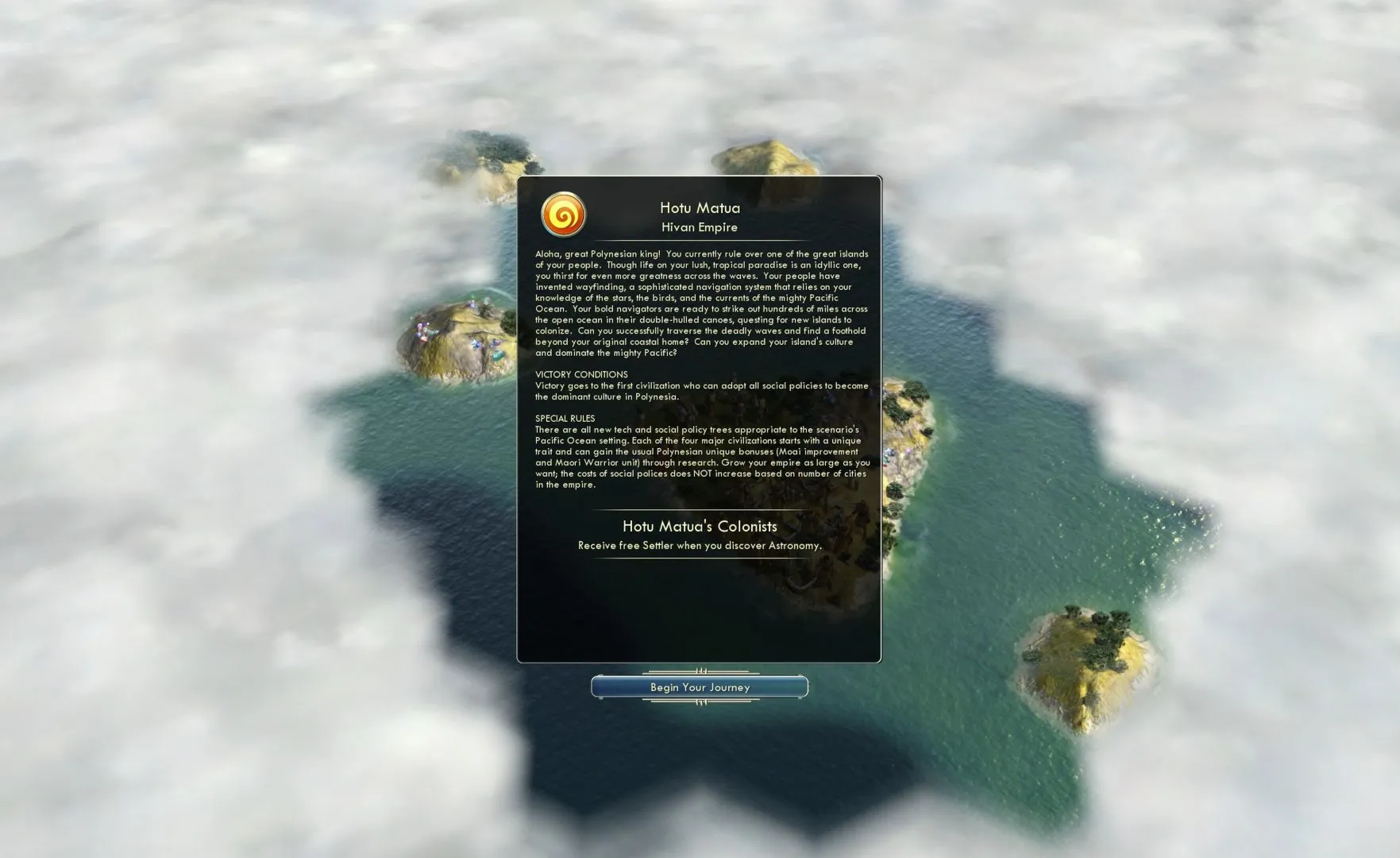 Civilization V - Civ and Scenario Pack: Polynesia (Steam Gift Россия)