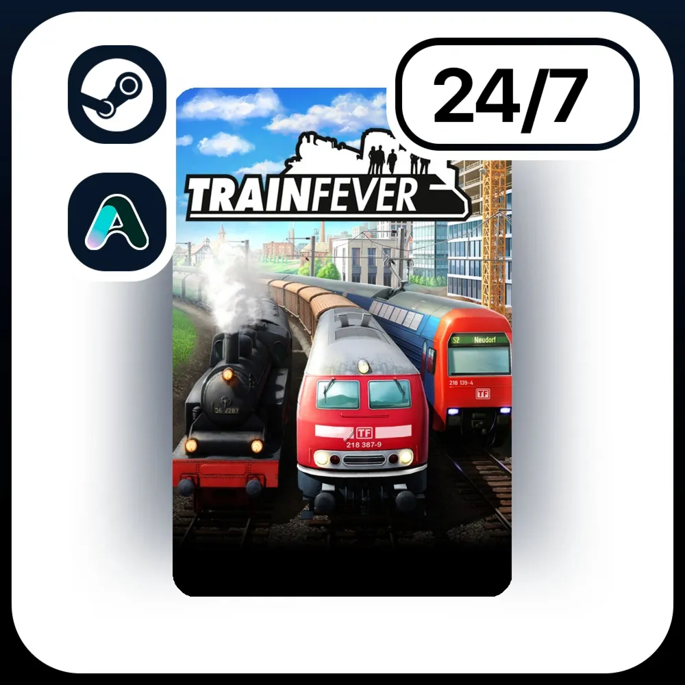 АВТО TRAIN FEVER \ STEAM ПОДАРКОМ ДЛЯ KZ | RU | UA | CIS 24/7