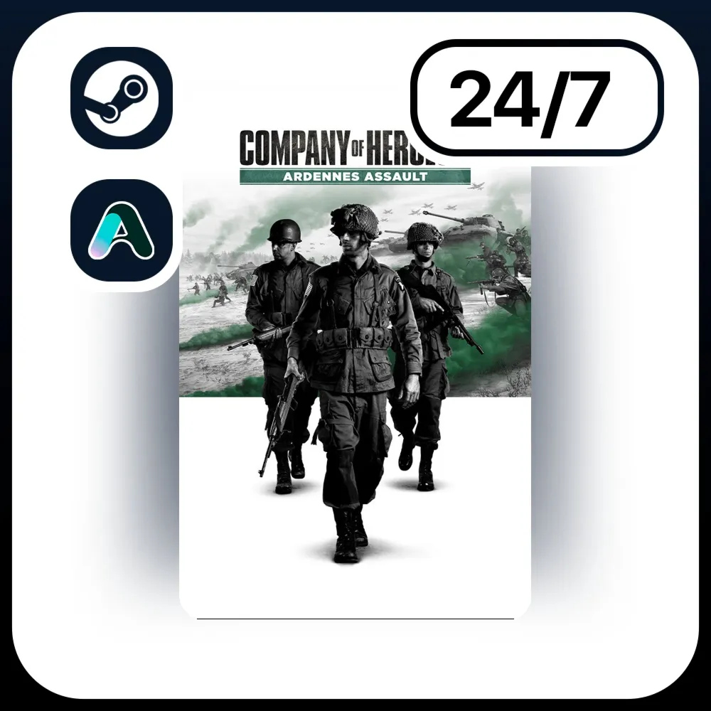 AUTO COMPANY OF HEROES 2 - ARDENNES ASSAULT \ STEAM GIFT FOR KZ | RU | UA | CIS 24/7