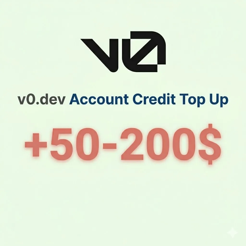 v0.dev Пополнение Баланса 50-200$