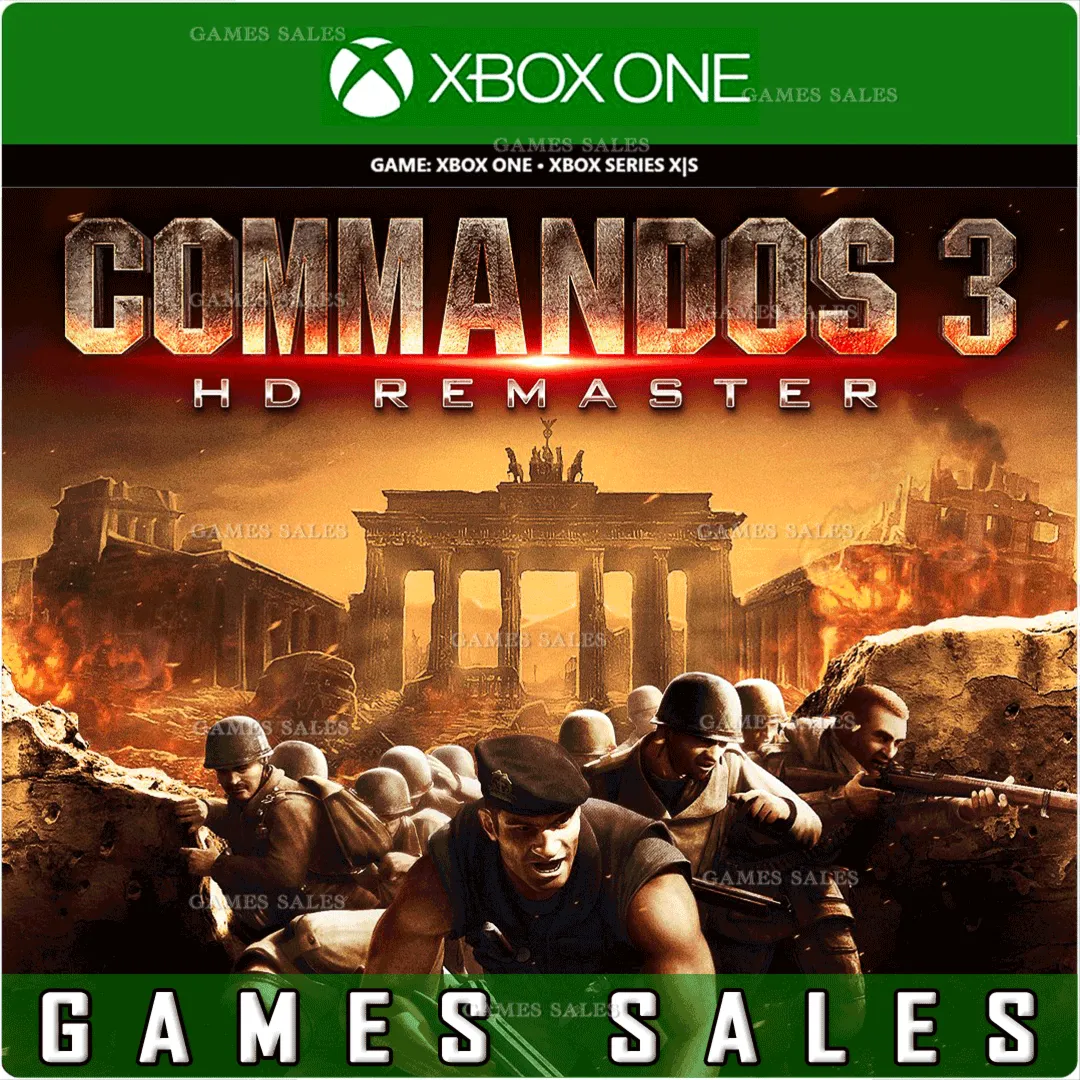 ✅❤️COMMANDOS 3 HD REMASTERED❤️XBOX ONE|XS?КЛЮЧ✅