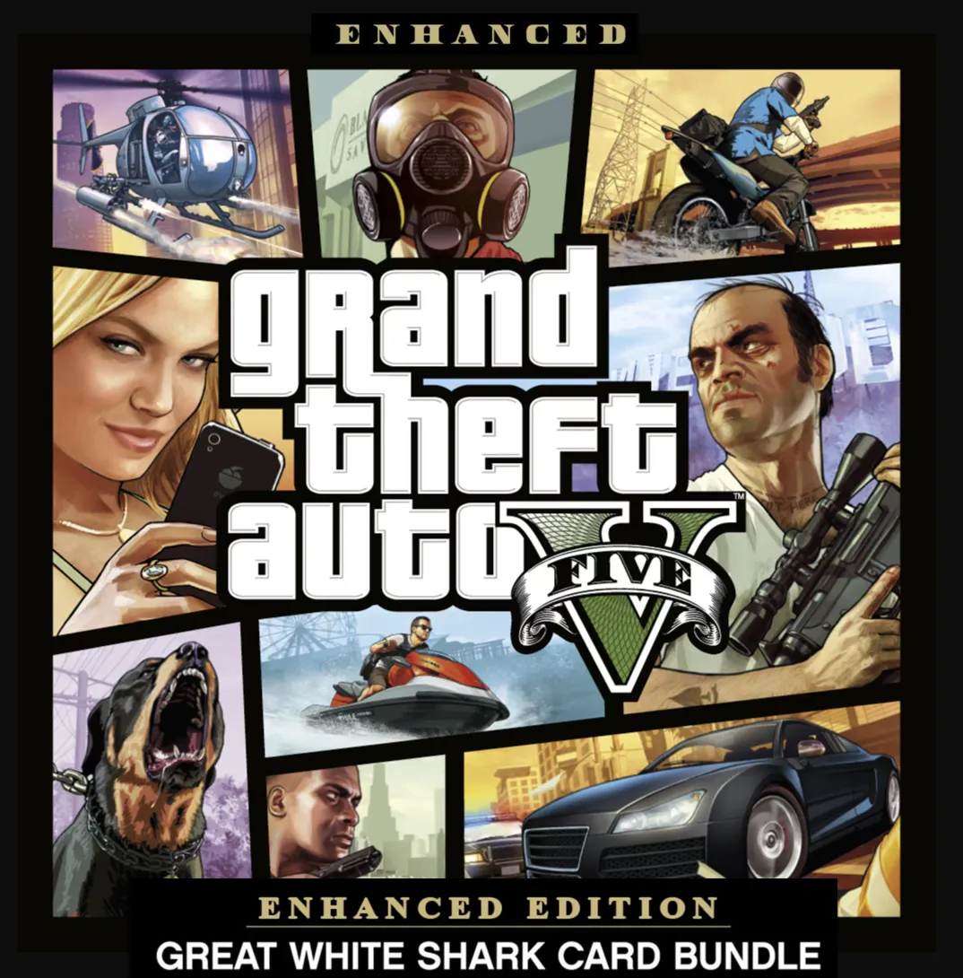 Grand Theft Auto V Enhanced & Great White Shark Card (Steam Gift Казахстан UA TR ARG