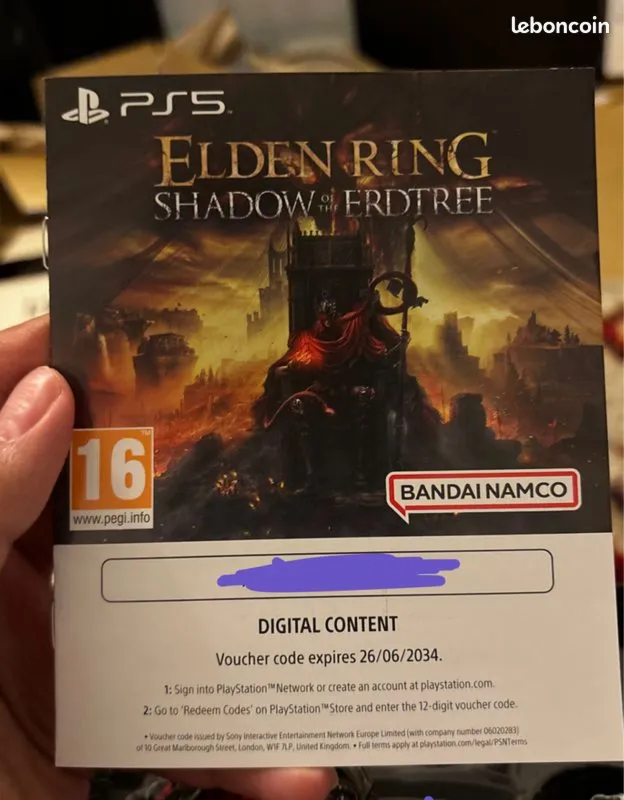 Код ELDEN RING Shadow of the Erdtree только DLC PS4/PS5 РФ Турция, Укр, Индия, Европа