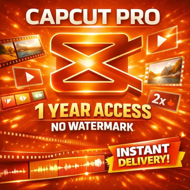 CapCut Pro | 1/6/12M | Частный аккаунт | Мгновенный  | Гарантия