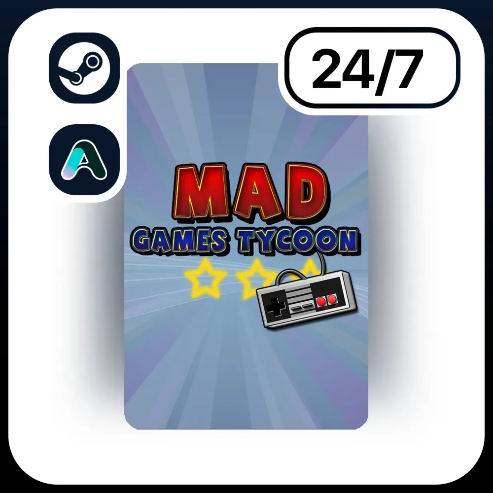АВТО MAD GAMES TYCOON \ STEAM ПОДАРКОМ ДЛЯ KZ | RU | UA | CIS 24/7