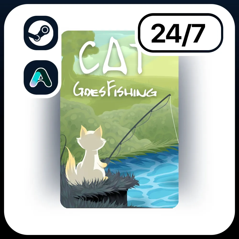 АВТО CAT GOES FISHING \ STEAM ПОДАРКОМ ДЛЯ KZ | RU | UA | CIS 24/7