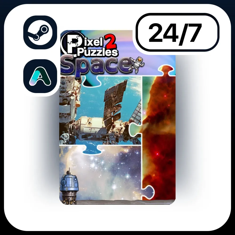 АВТО PIXEL PUZZLES 2: SPACE \ STEAM ПОДАРКОМ ДЛЯ KZ | RU | UA | CIS 24/7