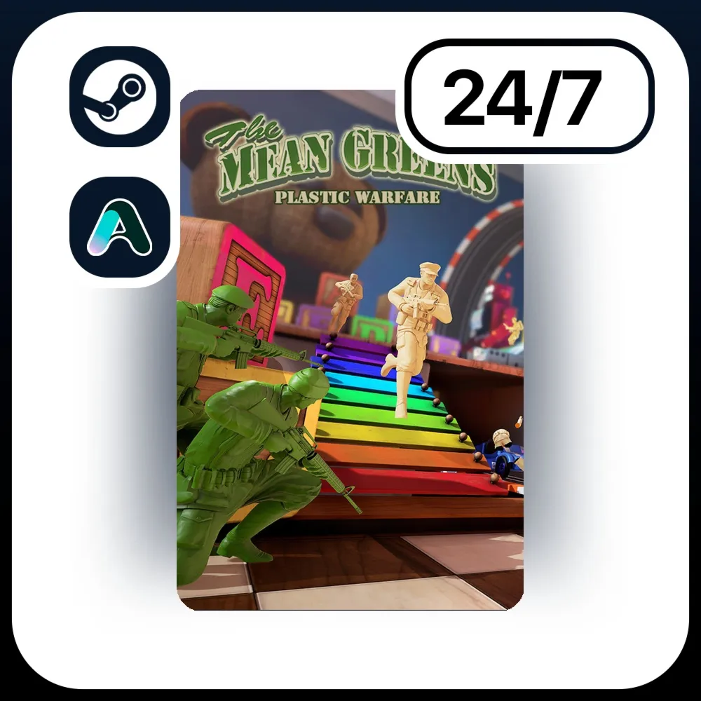 АВТО THE MEAN GREENS - PLASTIC WARFARE \ STEAM ПОДАРКОМ ДЛЯ KZ | RU | UA | CIS 24/7
