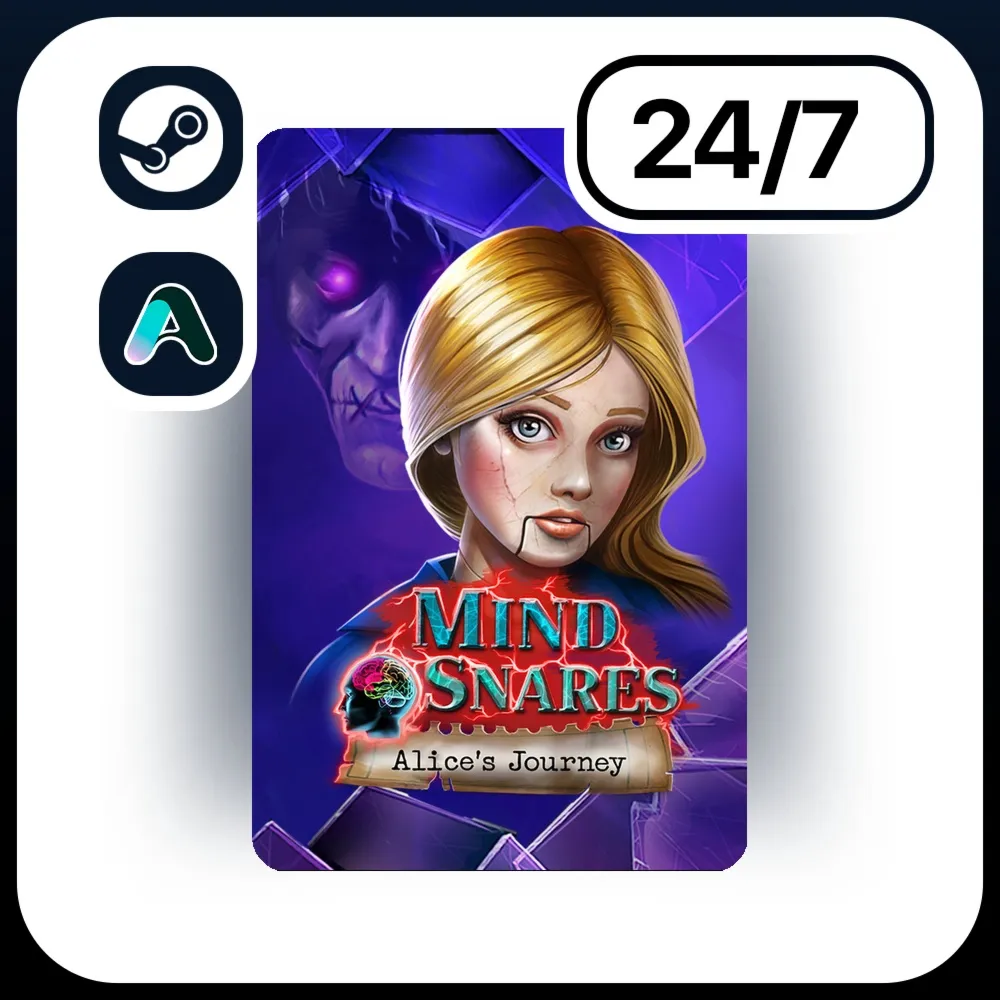 АВТО MIND SNARES: ALICE'S JOURNEY \ STEAM ПОДАРКОМ ДЛЯ KZ | RU | UA | CIS 24/7
