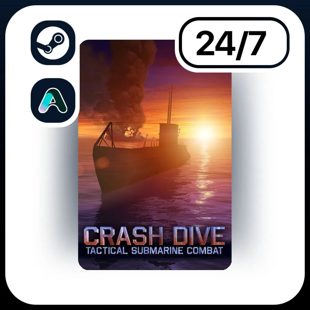 АВТО CRASH DIVE \ STEAM ПОДАРКОМ ДЛЯ KZ | RU | UA | CIS 24/7