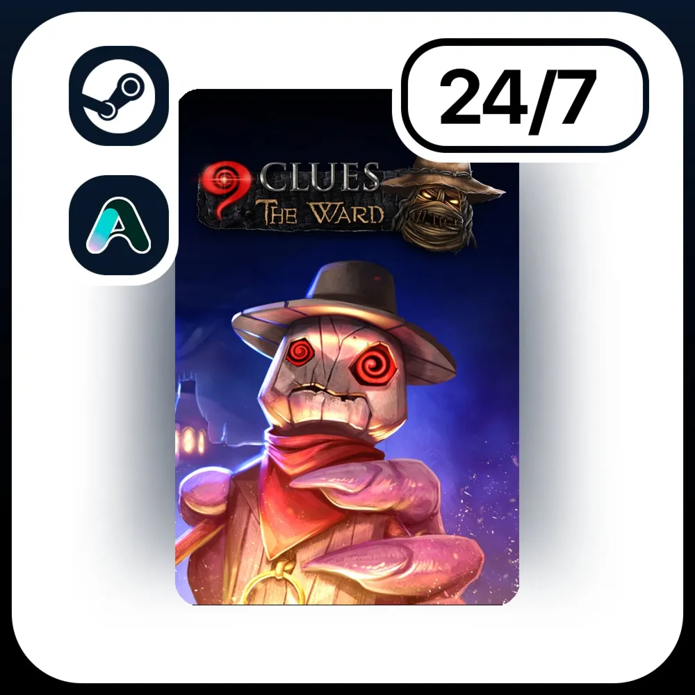 АВТО 9 CLUES 2: THE WARD \ STEAM ПОДАРКОМ ДЛЯ KZ | RU | UA | CIS 24/7