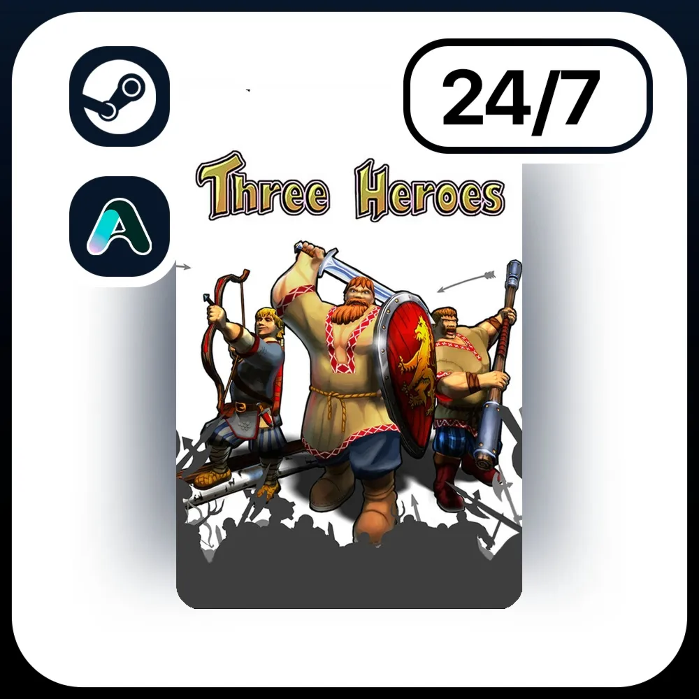 АВТО THREE HEROES \ STEAM ПОДАРКОМ ДЛЯ KZ | RU | UA | CIS 24/7
