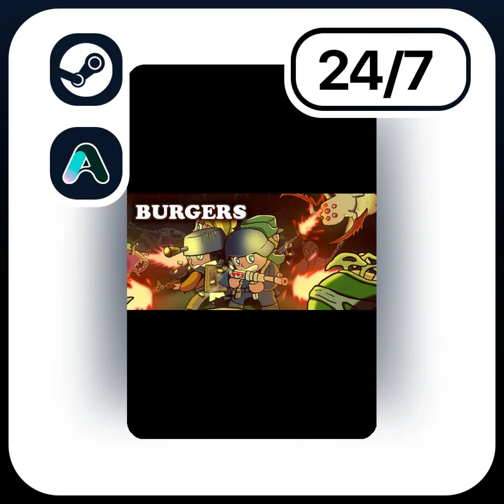 АВТО BURGERS \ STEAM ПОДАРКОМ ДЛЯ KZ | RU | UA | CIS 24/7