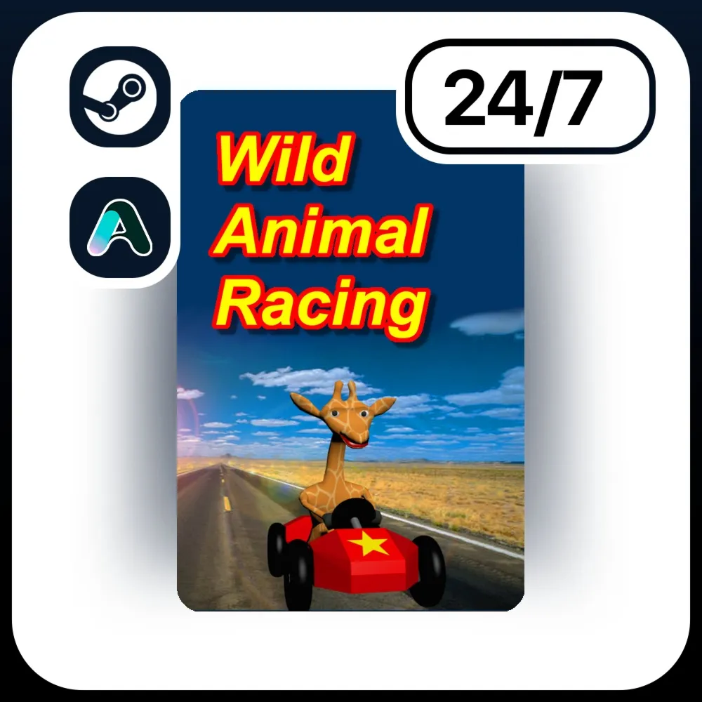 АВТО WILD ANIMAL RACING \ STEAM ПОДАРКОМ ДЛЯ KZ | RU | UA | CIS 24/7