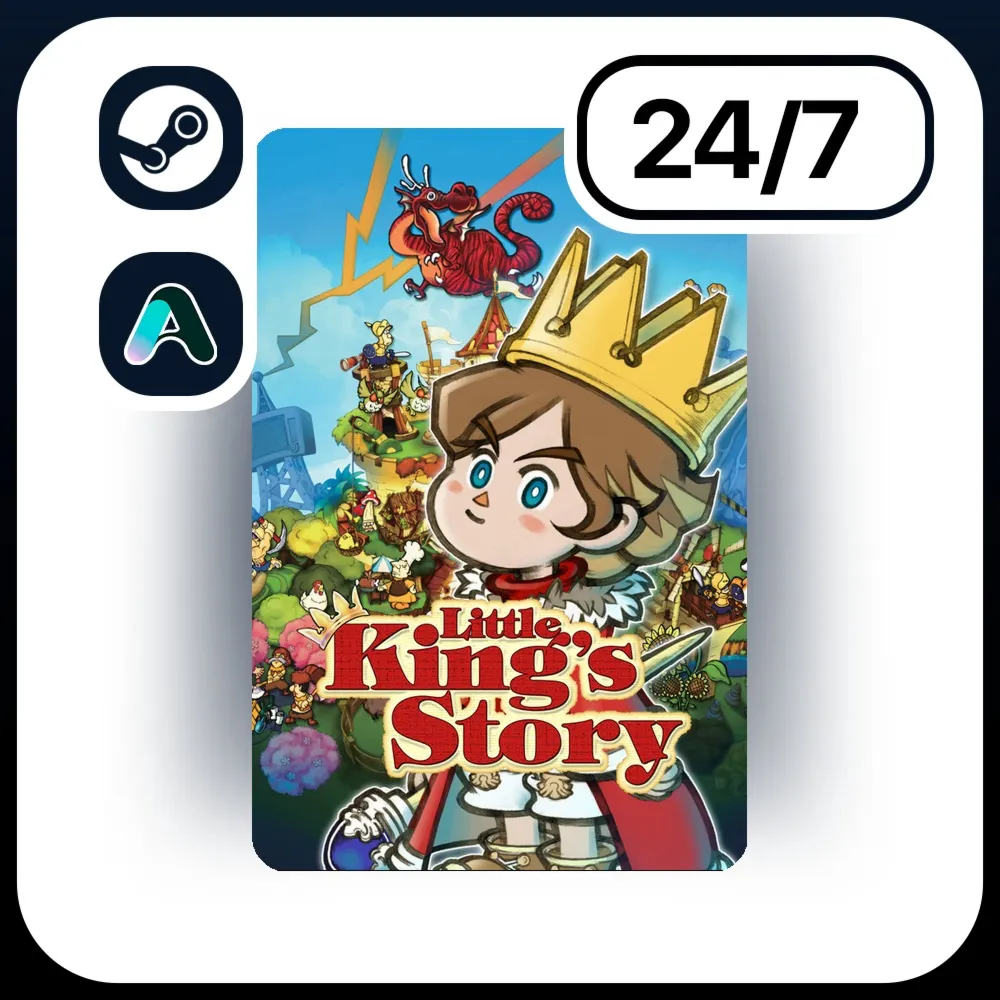 АВТО LITTLE KING'S STORY \ STEAM ПОДАРКОМ ДЛЯ KZ | RU | UA | CIS 24/7