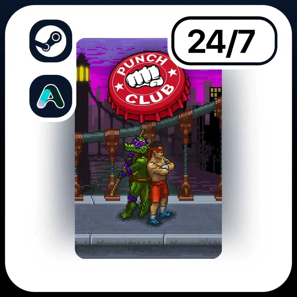 АВТО PUNCH CLUB \ STEAM ПОДАРКОМ ДЛЯ KZ | RU | UA | CIS 24/7