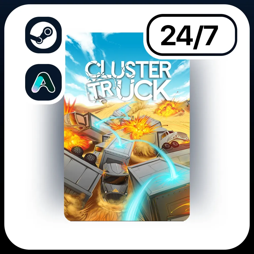 АВТО CLUSTERTRUCK \ STEAM ПОДАРКОМ ДЛЯ KZ | RU | UA | CIS 24/7