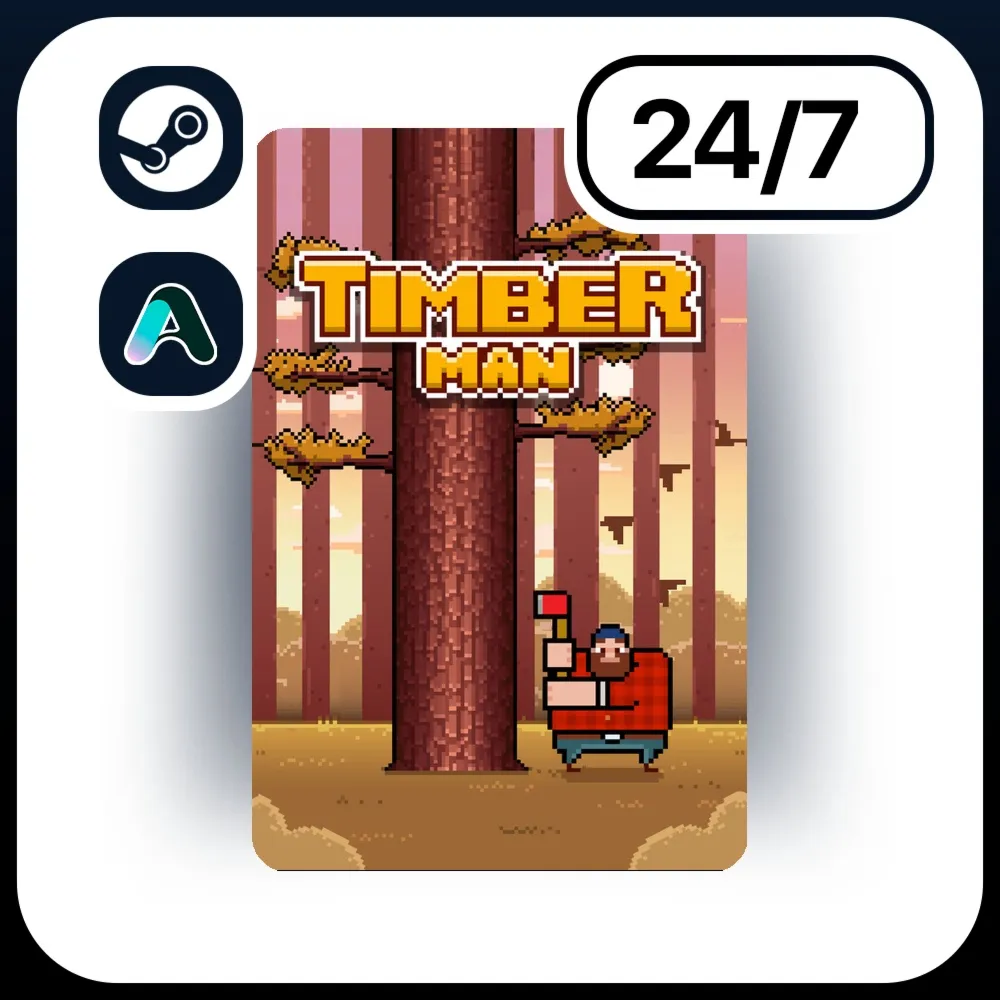 АВТО TIMBERMAN \ STEAM ПОДАРКОМ ДЛЯ KZ | RU | UA | CIS 24/7
