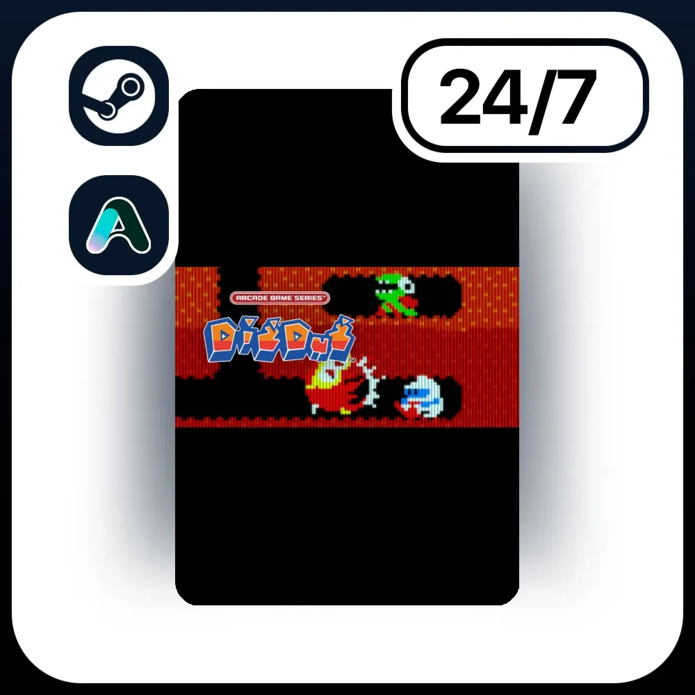 АВТО ARCADE GAME SERIES: DIG DUG \ STEAM ПОДАРКОМ ДЛЯ KZ | RU | UA | CIS 24/7