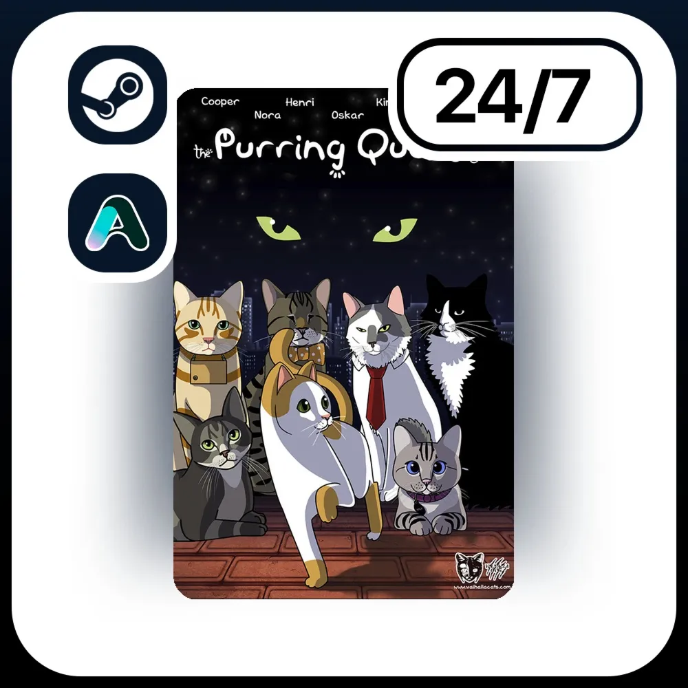 АВТО THE PURRING QUEST \ STEAM ПОДАРКОМ ДЛЯ KZ | RU | UA | CIS 24/7