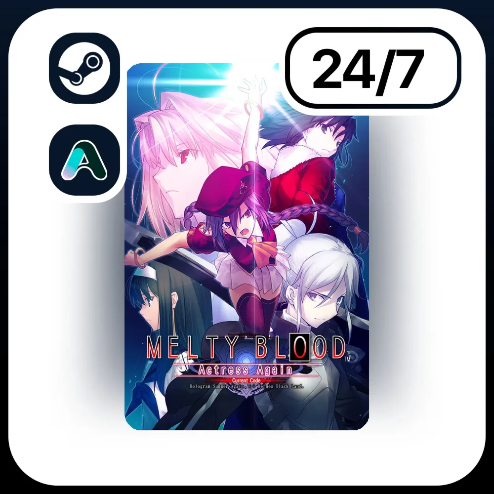 АВТО MELTY BLOOD ACTRESS AGAIN CURRENT CODE \ STEAM ПОДАРКОМ ДЛЯ KZ | RU | UA | CIS 2