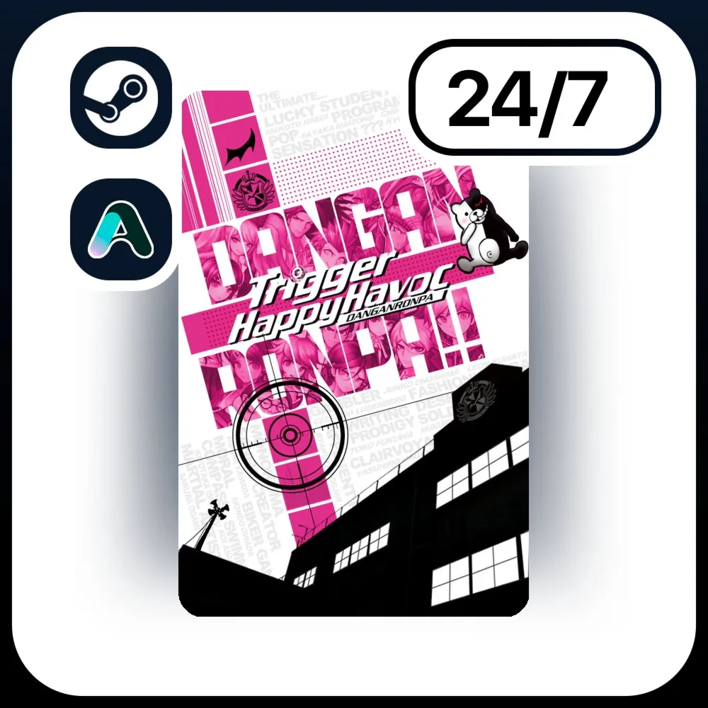 АВТО DANGANRONPA: TRIGGER HAPPY HAVOC \ STEAM ПОДАРКОМ ДЛЯ KZ | RU | UA | CIS 24/7