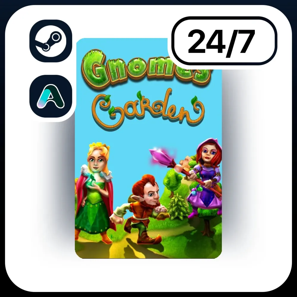 АВТО GNOMES GARDEN \ STEAM ПОДАРКОМ ДЛЯ KZ | RU | UA | CIS 24/7