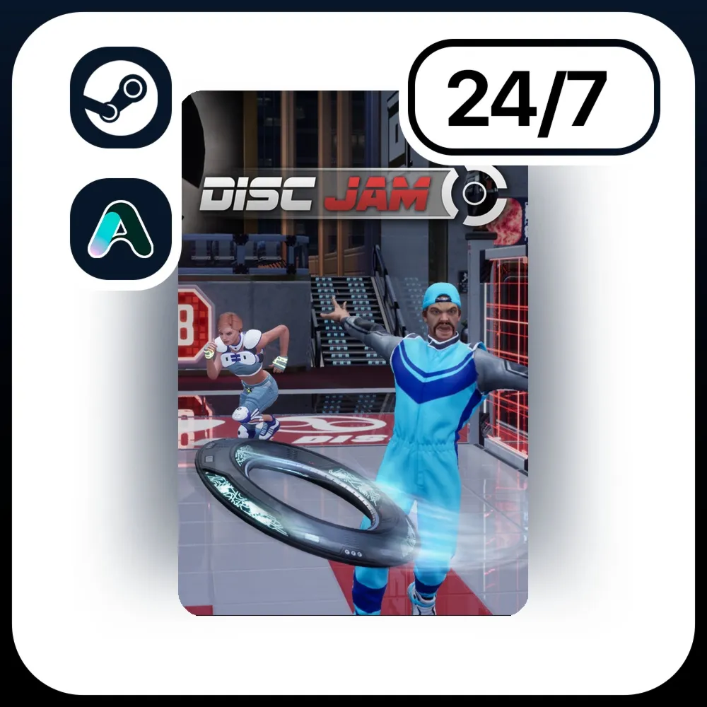 АВТО DISC JAM \ STEAM ПОДАРКОМ ДЛЯ KZ | RU | UA | CIS 24/7