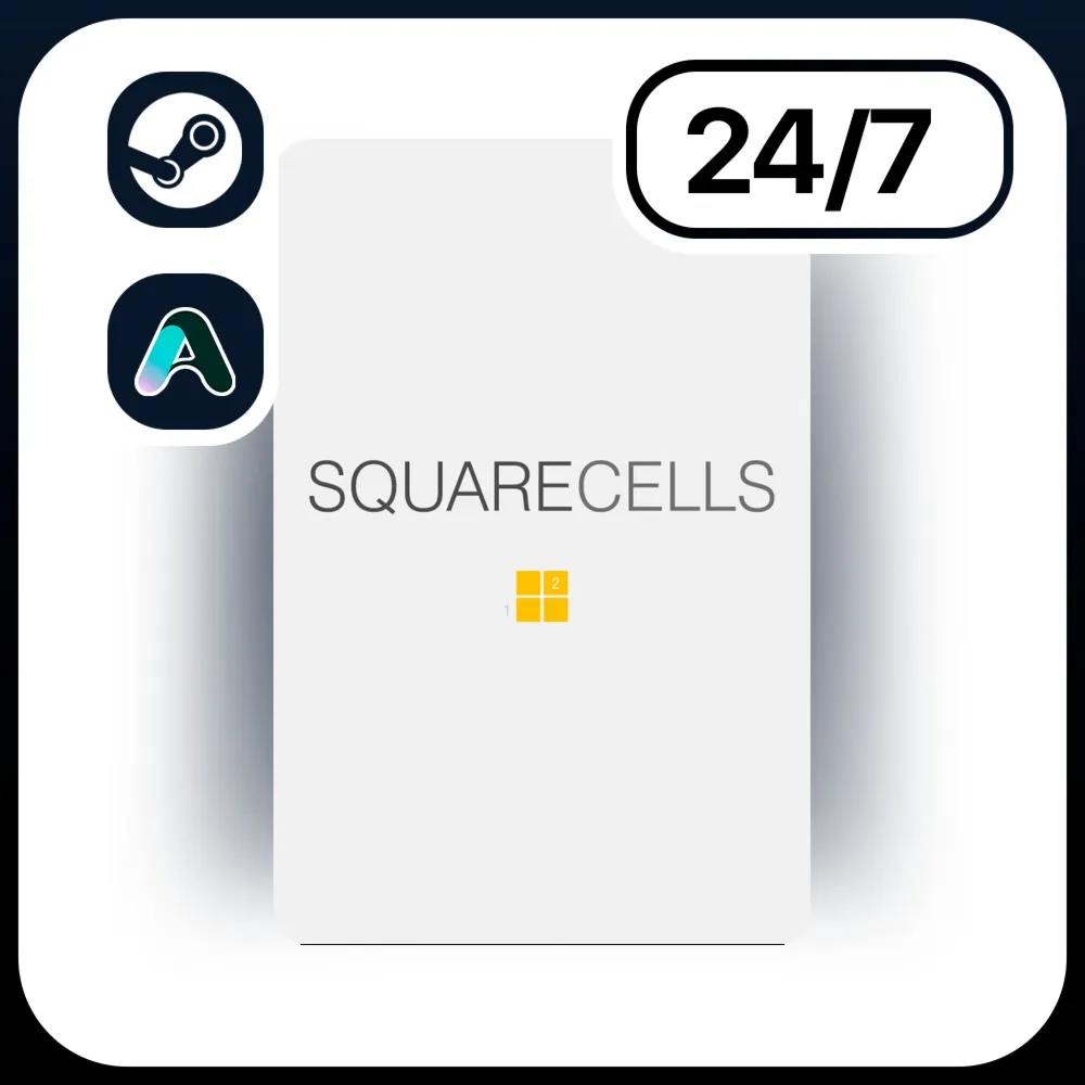 АВТО SQUARECELLS \ STEAM ПОДАРКОМ ДЛЯ KZ | RU | UA | CIS 24/7