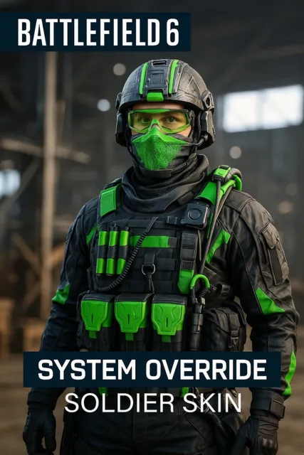Battlefield 6 🟨 System Override Soldier Skin 🟨 (EA) 🟨 КЛЮЧ