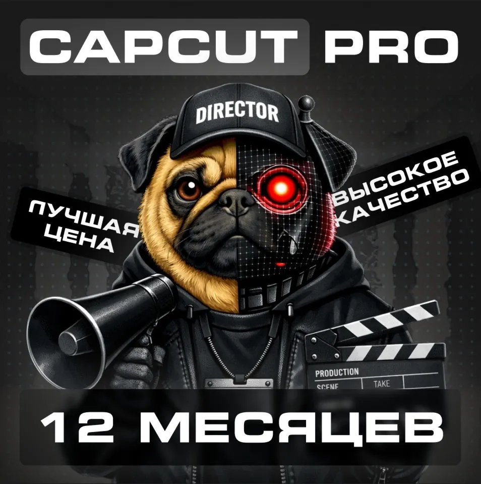 🎬 CapCut PRO | Подписка на 12 месяцев | Моментальная выдача | Аккаунт
