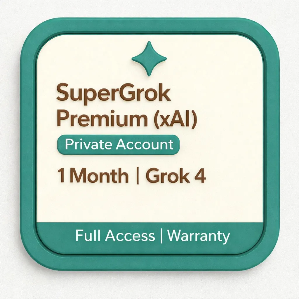 SuperGrok Premium (xAI) | 1 Месяц | Личный Аккаунт | Grok 4 | Полный Доступ | Гаранти