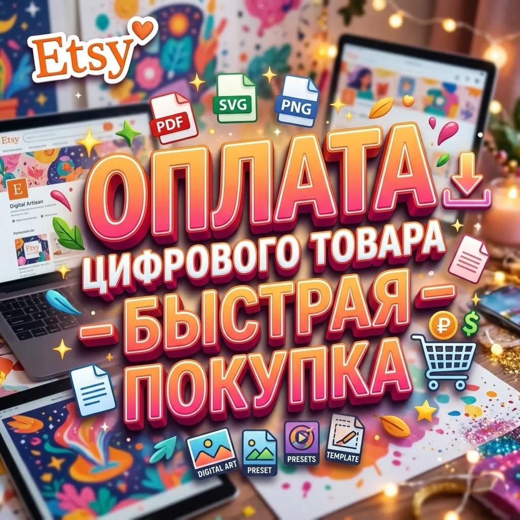 ️ETSY Оплата ваших цифровых покупок на -> etsy.com️