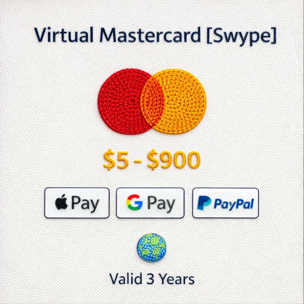 Виртуальная карта Mastercard [Swype] $5-$900 | Apple Pay | Google Pay | PayPal