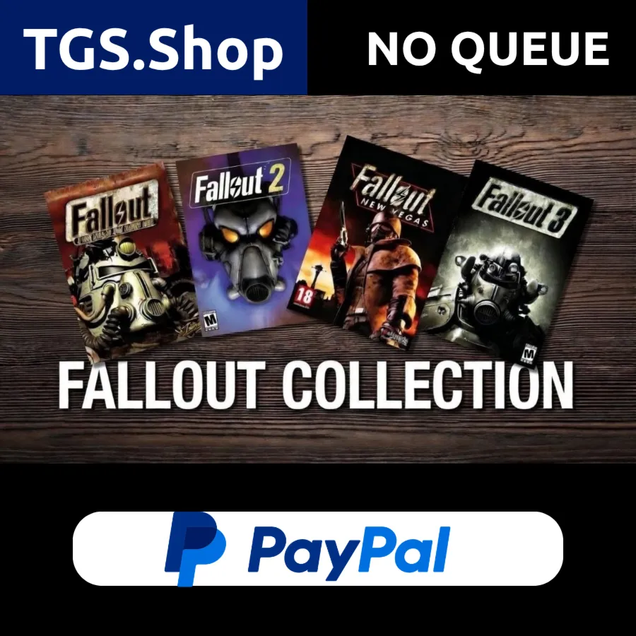 Fallout 1 + 2 + 3 + New Vegas ALL DLC | STEAM | PAYPAL