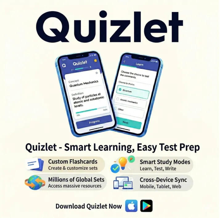 Quizlet Plus | Подписки на срок от 7 дней до 12 месяцев