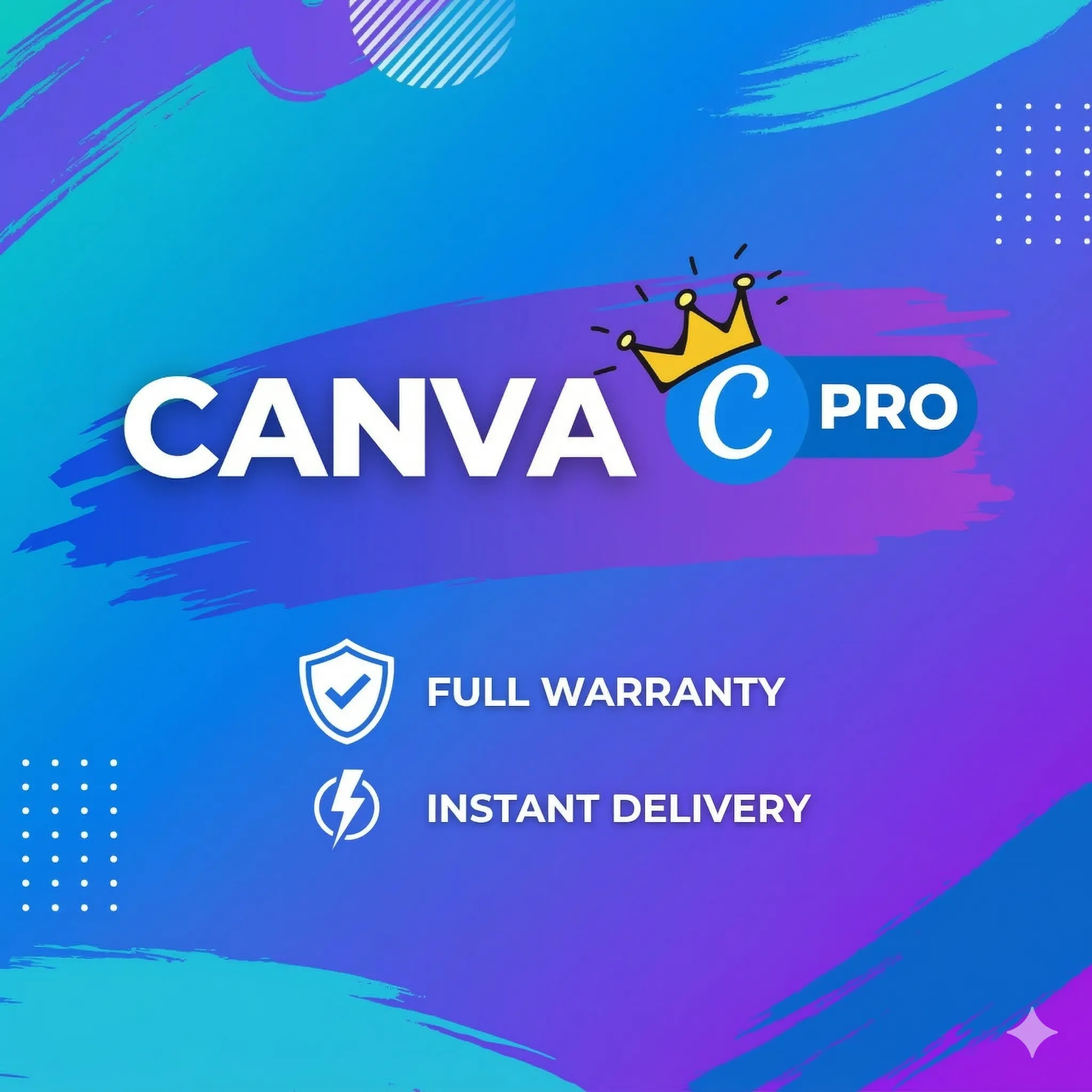 Canva Pro 6 Месяцев + Гарантия 👑💛 (Education)