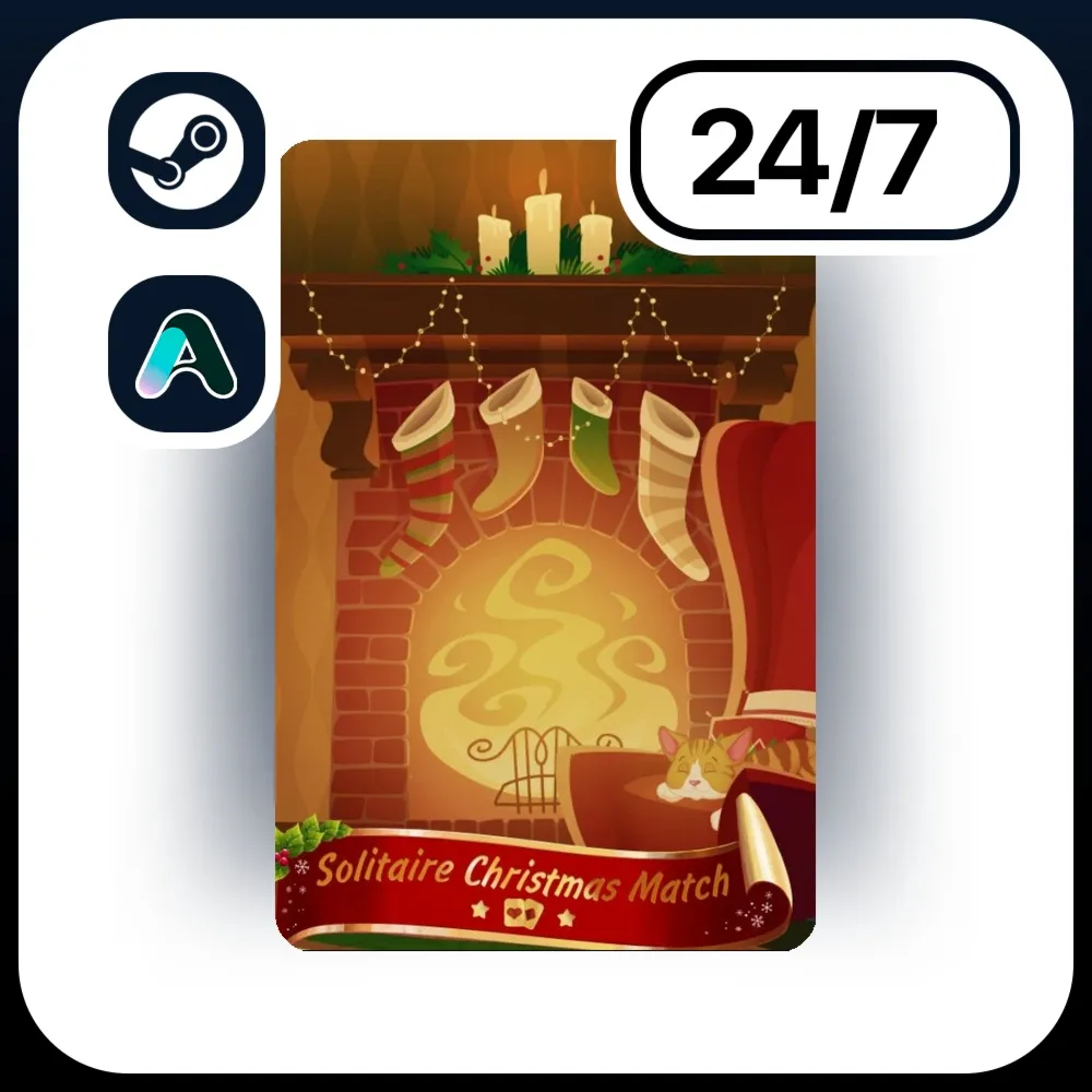 АВТО SOLITAIRE CHRISTMAS. MATCH 2 CARDS \ STEAM ПОДАРКОМ ДЛЯ KZ | RU | UA | CIS 24/7