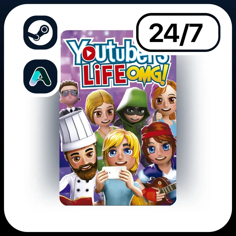 АВТО YOUTUBERS LIFE \ STEAM ПОДАРКОМ ДЛЯ KZ | RU | UA | CIS 24/7