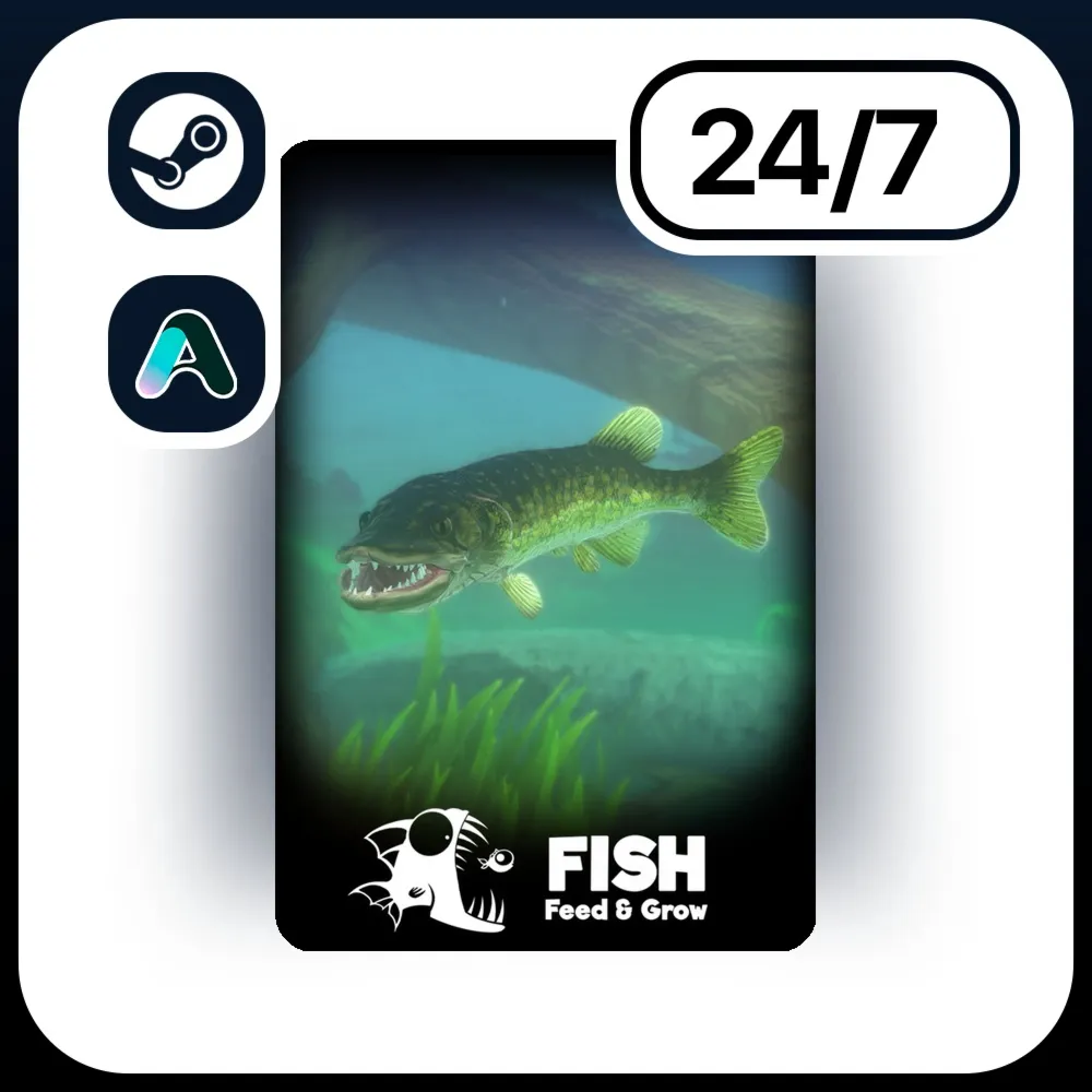 АВТО FEED AND GROW: FISH \ STEAM ПОДАРКОМ ДЛЯ KZ | RU | UA | CIS 24/7