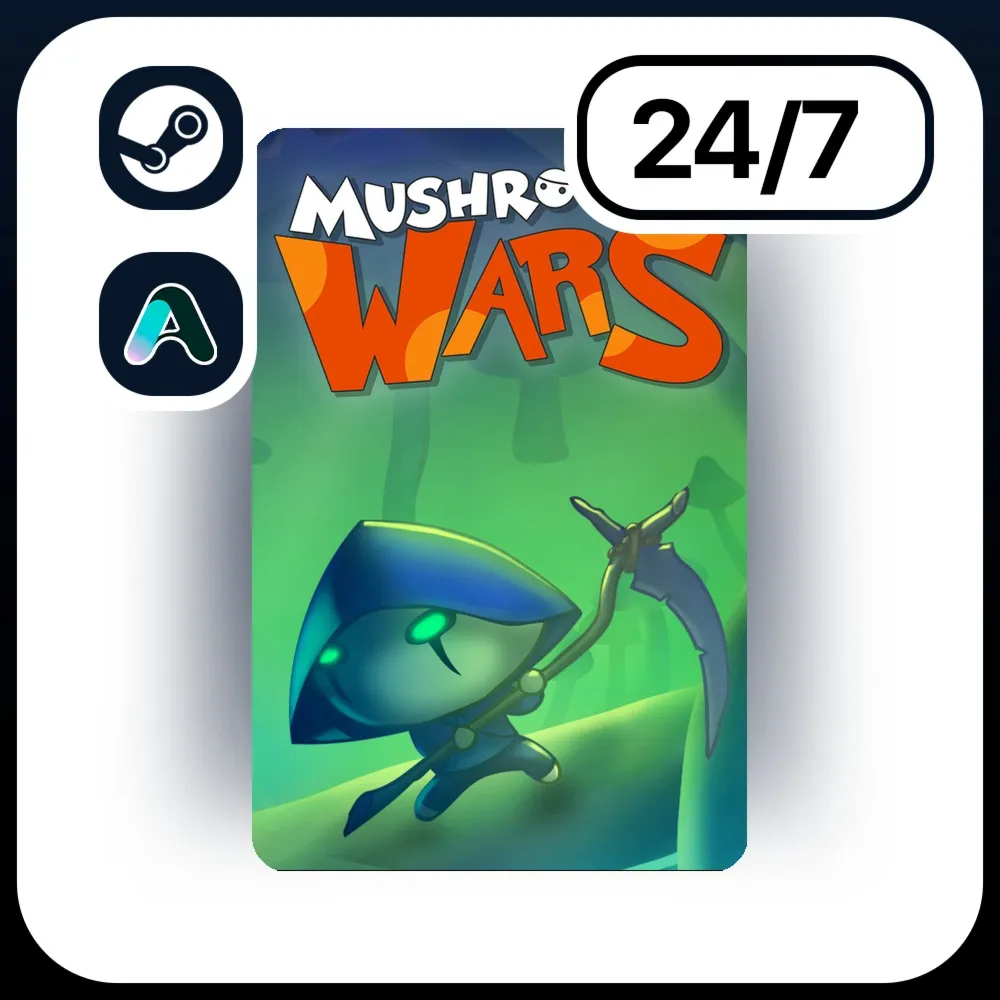 АВТО MUSHROOM WARS \ STEAM ПОДАРКОМ ДЛЯ KZ | RU | UA | CIS 24/7
