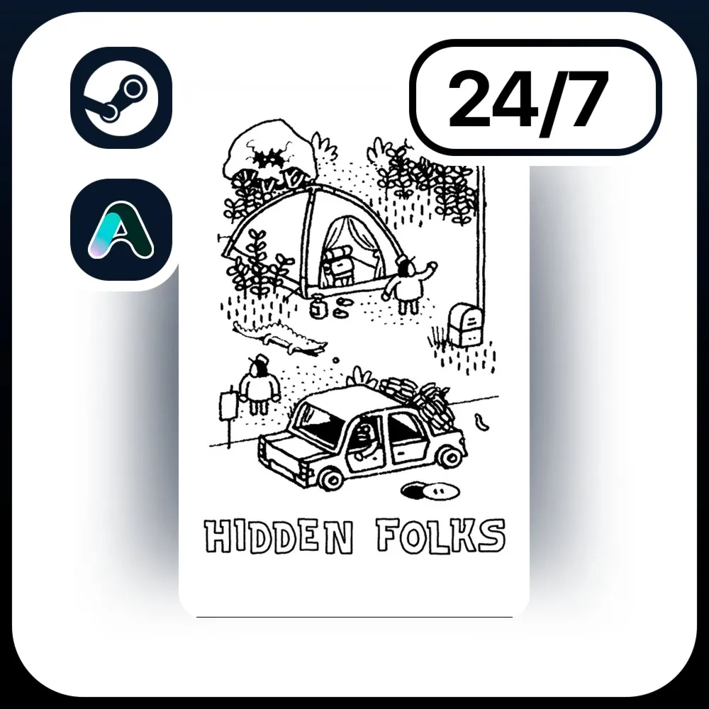 АВТО HIDDEN FOLKS \ STEAM ПОДАРКОМ ДЛЯ KZ | RU | UA | CIS 24/7