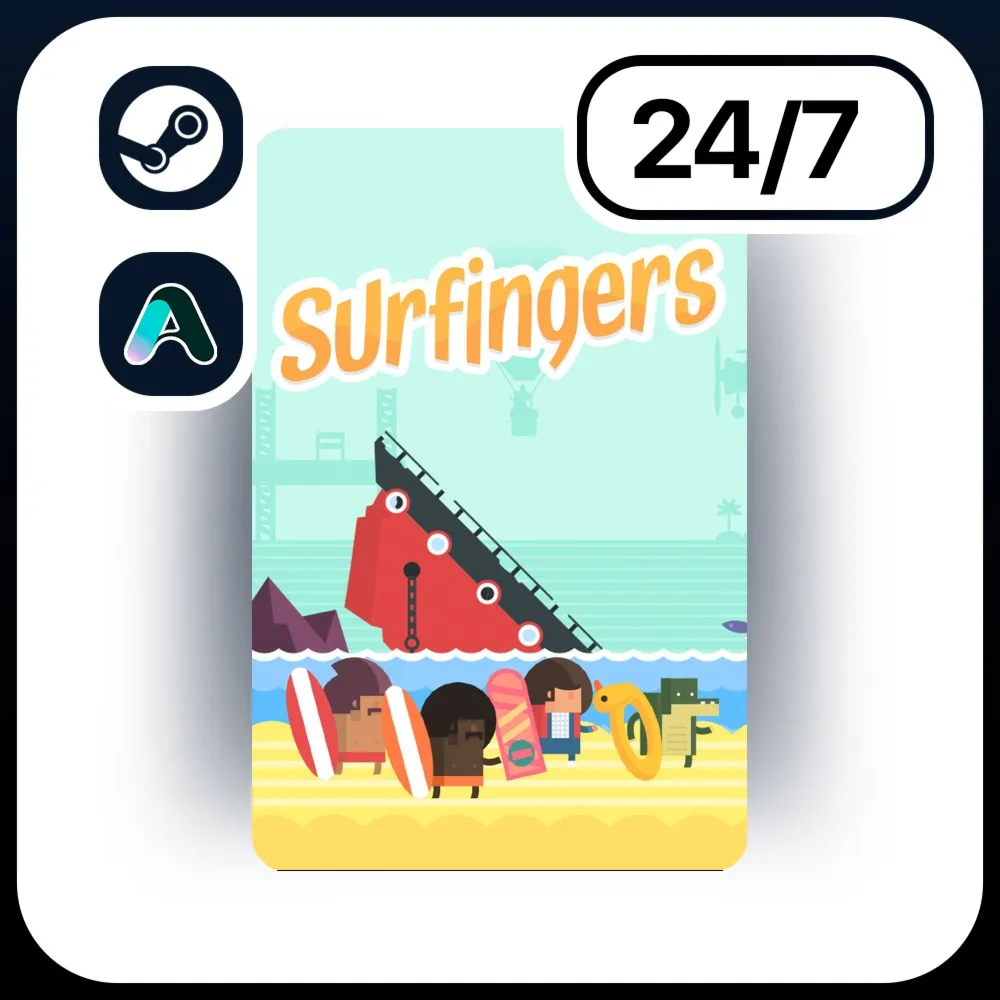АВТО SURFINGERS \ STEAM ПОДАРКОМ ДЛЯ KZ | RU | UA | CIS 24/7