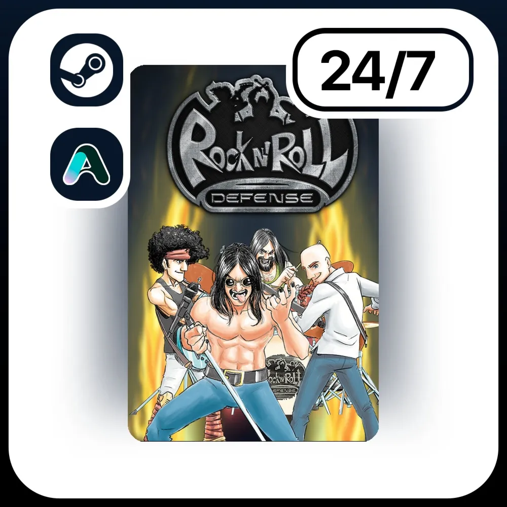 АВТО ROCK 'N' ROLL DEFENSE \ STEAM ПОДАРКОМ ДЛЯ KZ | RU | UA | CIS 24/7
